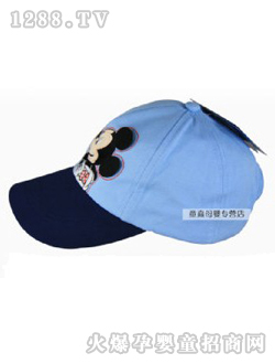 米奇兒童帽藍色