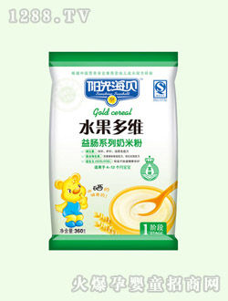 袋裝水果多維奶米粉
