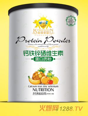 金盾愛(ài)嬰鈣鐵鋅硒維生素蛋白質(zhì)粉800g
