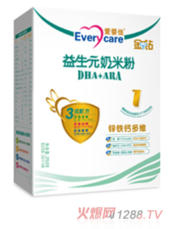 愛嬰佳1段鋅鐵鈣多維(盒裝)奶米粉