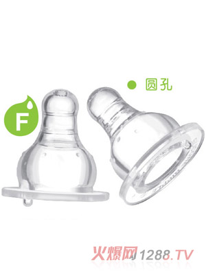 愛(ài)樂(lè)寶5優(yōu)仿真母乳標(biāo)口奶嘴2件裝F