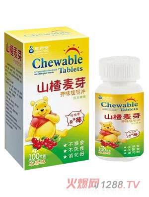 葛藥堂山楂麥芽開(kāi)胃咀嚼片