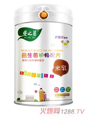 愛(ài)之藍(lán)益生菌護(hù)暢配方米乳