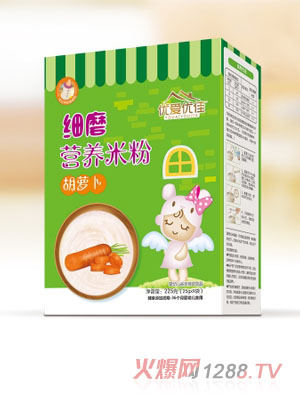 優(yōu)愛優(yōu)佳細磨胡蘿卜營養(yǎng)米粉（盒裝）