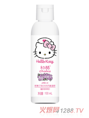 Hello Kitty初酷銀離子免洗手抗菌凝膠（植物萃?。?00ml