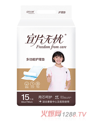 宜片無憂多功能護(hù)理墊15片裝