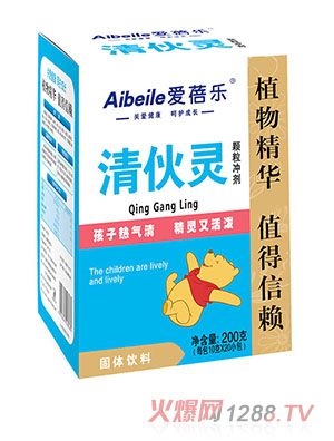 愛(ài)蓓樂(lè)清伙靈顆粒沖劑200g