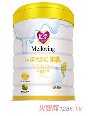 每愛(ài)鈣鐵鋅多維米乳 聽(tīng)裝