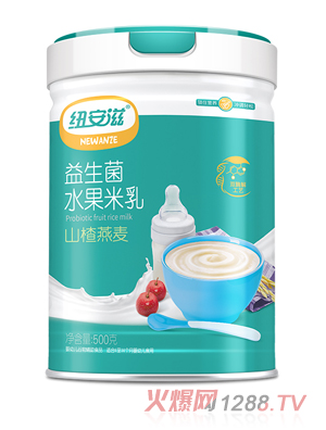 紐安滋益生菌水果米乳(山楂燕麥)
