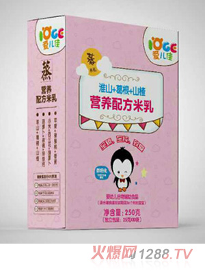 愛兒佳營(yíng)養(yǎng)配方米乳盒裝-淮山+葛根+山楂