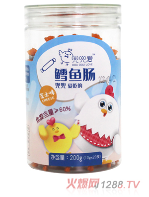 兜兜愛(ài)鱈魚腸 芝士味 200g